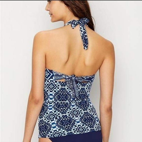 Tommy Bahama Cowrie Underwire Full Coverage Molded Cup Tankini Top Sz XS DD Cup - Picture 2 of 7